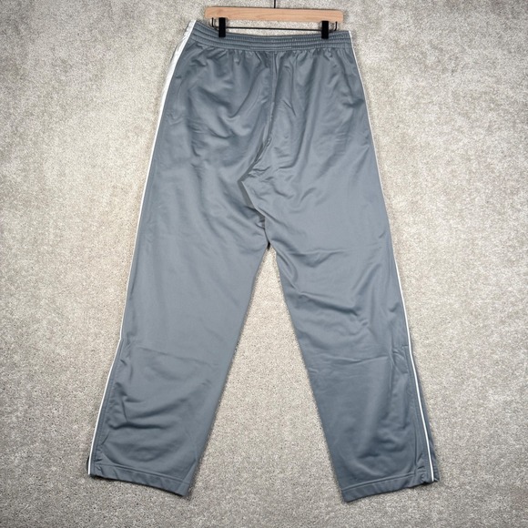 Nike Mens Large Gray Track Pants Athletic Basketball‎ Warm Up Pants Stripe - Picture 7 of 11